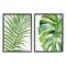 Stupell Industries Tropical Green Palms Framed Wall Art Set, 2ct.